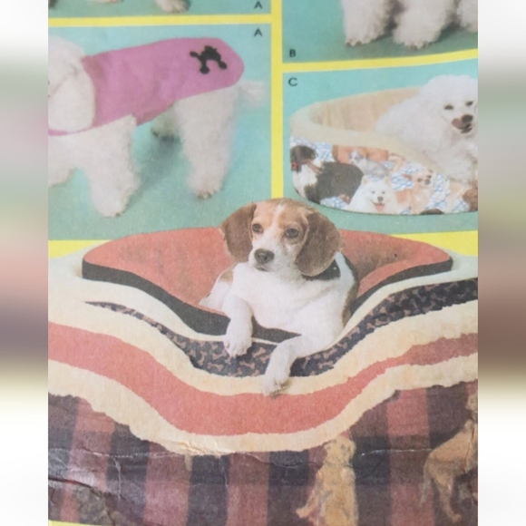 Simplicity 4793 Dummies Sewing Pattern Dog Bed Covers Coats Size A - Picture 8 of 11